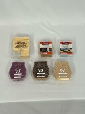 Lot of 6 packages of wax melts Scentsy, Better Homes & Gardens, and Swan Creek